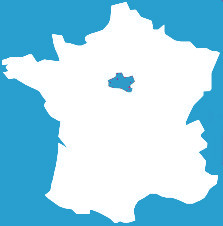 Le Loiret sur une Carte de France